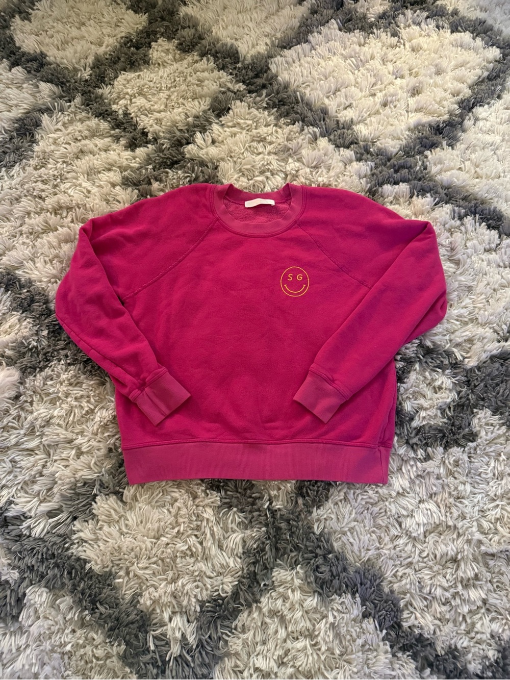 Spiritual Gangster Fuchsia Crewneck Sweatshirt